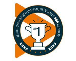 #1 Michigan-Based Community Bank SBA Lender 2020-2023
